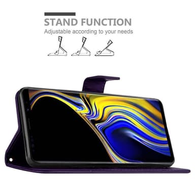 Samsung Galaxy NOTE 9 Plånboksfodral Skal (Lila)