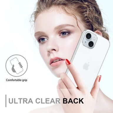 Skal iPhone 15 Fodral Case (Genomskinlig)