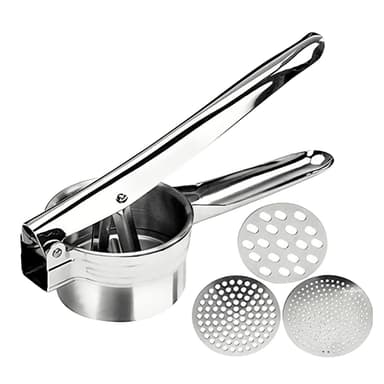 Potatismosare i rostfritt stål Spätzlepress (Silver)