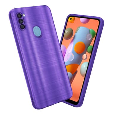 Samsung Galaxy A11 / M11 Skal Fodral Case (Lila)