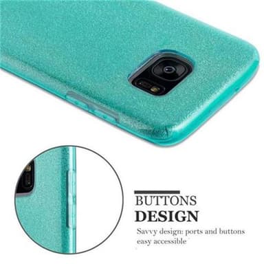 Samsung Galaxy S7 EDGE Skal Fodral Case (Turkos)