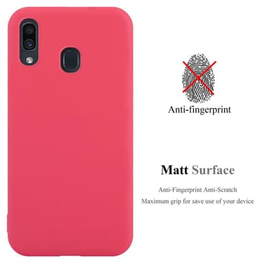 Skal Samsung Galaxy A20 / A30 / M10s Fodral Case (Röd)