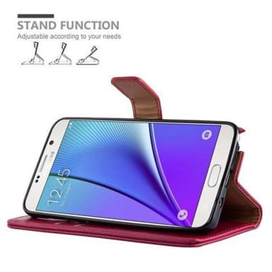 Samsung Galaxy NOTE 5 Plånboksfodral Skal (Röd)