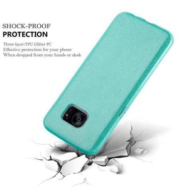 Samsung Galaxy S7 EDGE Skal Fodral Case (Turkos)
