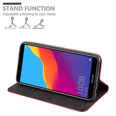 Honor 7C / Huawei Y7 2018 Skal Fodral Case (Röd)