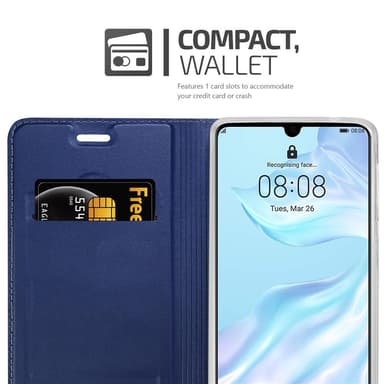 Fodral Huawei P30 Skal Case (Blå)