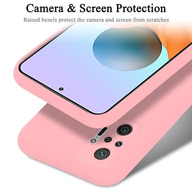 Xiaomi RedMi NOTE 10 PRO Skal Fodral Case (Rosa)