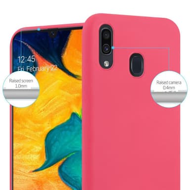 Skal Samsung Galaxy A20 / A30 / M10s Fodral Case (Röd)