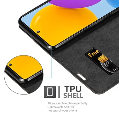 Samsung Galaxy M52 5G Skal Fodral Case (Brun)