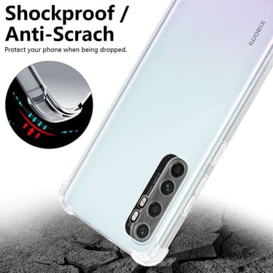 Xiaomi Mi NOTE 10 LITE Skal Fodral Case (Genomskinlig)