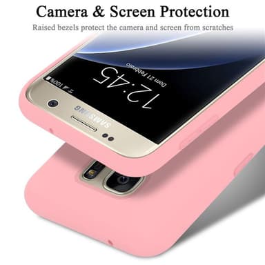 Samsung Galaxy S7 Skal Fodral Case (Rosa)