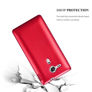 Skal Sony Xperia SP Fodral Case (Röd)