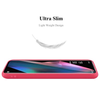 Skal Oppo FIND X3 PRO Fodral Case (Röd)