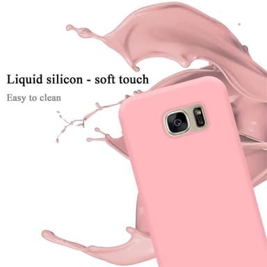 Samsung Galaxy S7 Skal Fodral Case (Rosa)