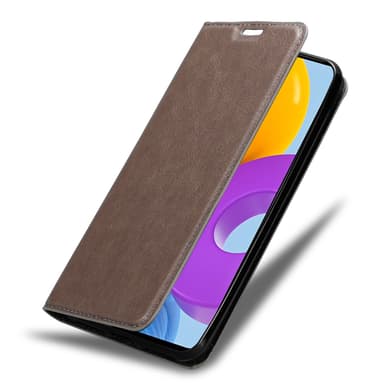 Samsung Galaxy M52 5G Skal Fodral Case (Brun)
