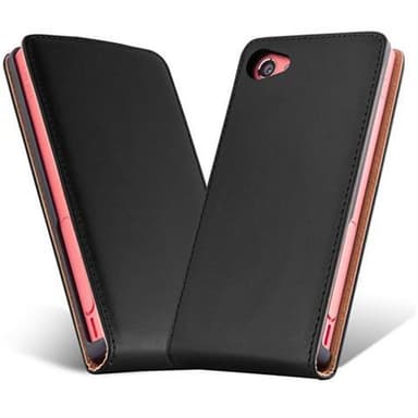 Sony Xperia Z5 COMPACT Flipfodral Skal (Svart)