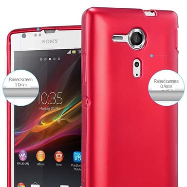 Skal Sony Xperia SP Fodral Case (Röd)