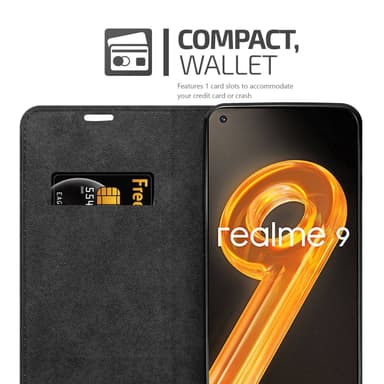 Realme 9 4G / 9 PRO+ Skal Fodral Case (Svart)