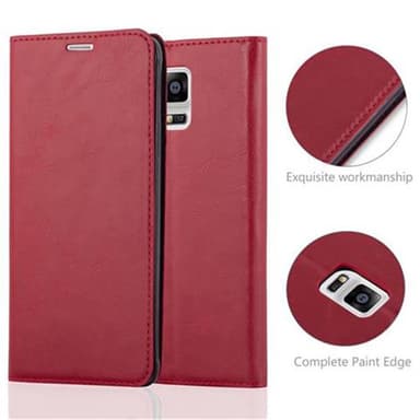 Samsung Galaxy NOTE 4 Skal Fodral Case (Röd)