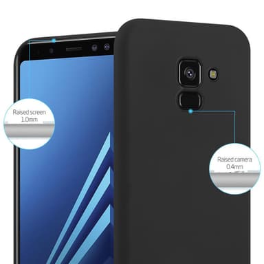Skal Samsung Galaxy A8 PLUS 2018 Fodral Case (Svart)