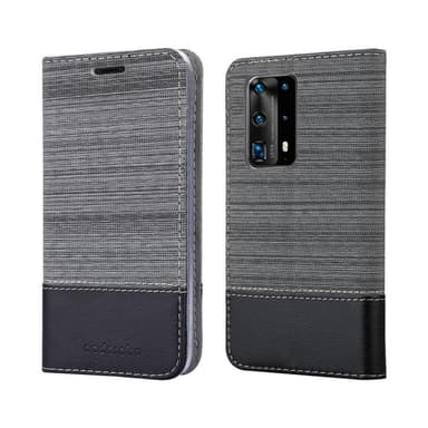 Huawei P40 PRO / P40 PRO+ Plånboksfodral Skal (Grå)