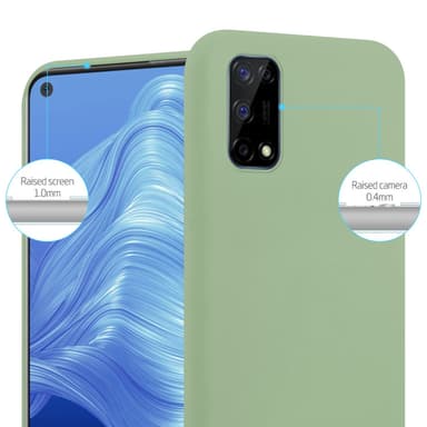 Skal Realme 7 5G Fodral Case (Grön)