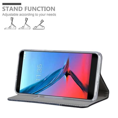 ZTE Blade V9 Plånboksfodral Skal (Blå)