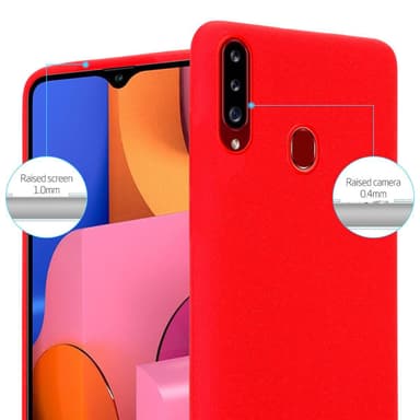 Skal Samsung Galaxy A20s Fodral Case (Röd)
