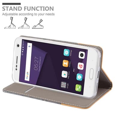 ZTE Blade V8 Plånboksfodral Skal (Grå)