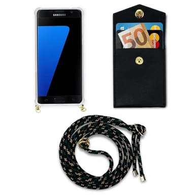 Samsung Galaxy S7 Skal Fodral Kedja (Brun)