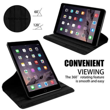 iPad AIR 2 2014 / AIR 2013 Skal Fodral Case (Svart)