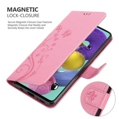 Samsung Galaxy A51 5G Plånboksfodral Skal (Rosa)