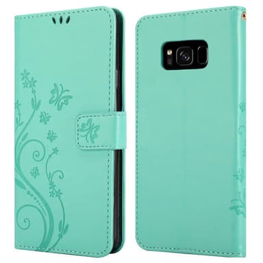 Samsung Galaxy S8 PLUS Plånboksfodral Skal (Turkos)