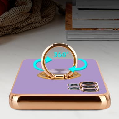 Samsung Galaxy A32 5G Skal Fodral Case (Lila)