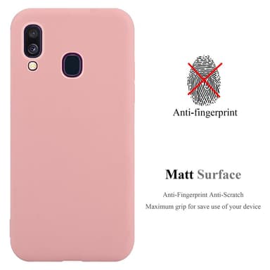 Skal Samsung Galaxy A40 Fodral Case (Rosa)