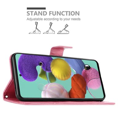 Samsung Galaxy A51 5G Plånboksfodral Skal (Rosa)