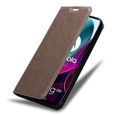 Motorola MOTO G200 5G Skal Fodral Case (Brun)
