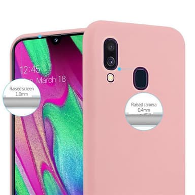 Skal Samsung Galaxy A40 Fodral Case (Rosa)