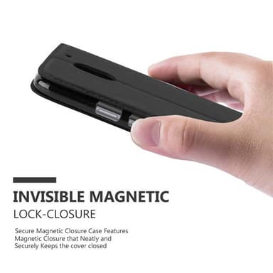 Motorola MOTO E3 Skal Fodral Case (Svart)