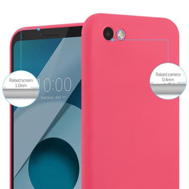 Skal LG Q6 / G6 MINI Fodral Case (Röd)