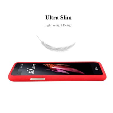 Skal LG X SCREEN Fodral Case (Röd)