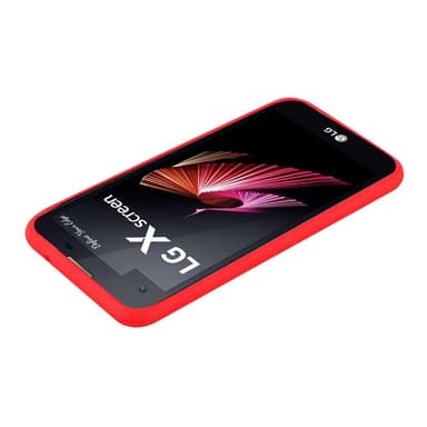 Skal LG X SCREEN Fodral Case (Röd)