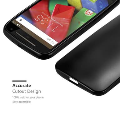 Skal Motorola MOTO G2 Fodral Case (Svart)