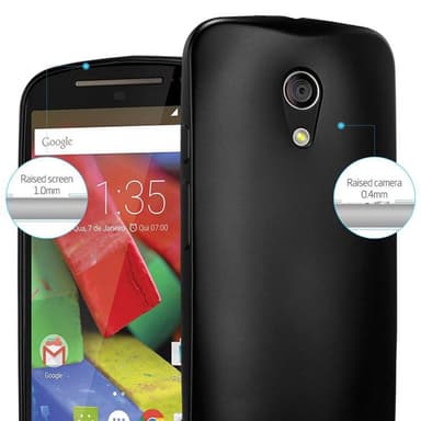 Skal Motorola MOTO G2 Fodral Case (Svart)
