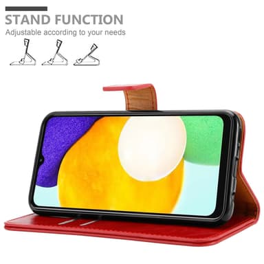 Samsung Galaxy A13 5G Plånboksfodral Skal (Röd)