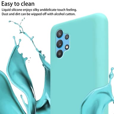 Samsung Galaxy A32 4G Skal Fodral Kedja (Turkos)