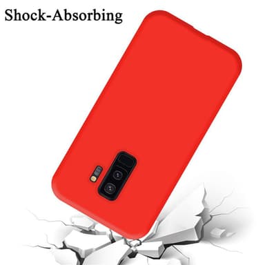 Samsung Galaxy S9 PLUS Skal Fodral Case (Röd)