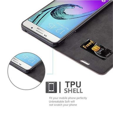 Samsung Galaxy A7 2016 Skal Fodral Case (Brun)