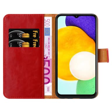 Samsung Galaxy A13 5G Plånboksfodral Skal (Röd)
