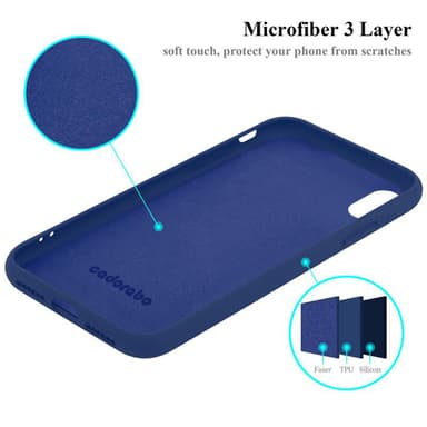iPhone XR Skal Fodral Case (Blå)